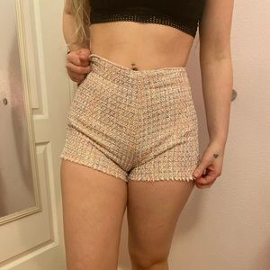 Dollskill Sugar Thrillz Gossip Tweed Shorts